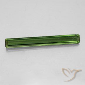 2.09ct Naturel Forêt verte Tourmaline, Taille émeraude, VVS-VS