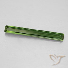 Tourmaline Forêt verte naturelle Octogone / coupe Émeraude, 2.09 ct, VVS-VS