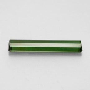 Tourmaline vert naturelle taille émeraude, 2,11 ct, VS