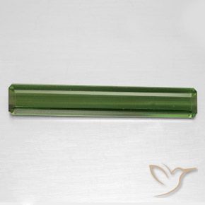 2.98ct Naturel Vert moyen Tourmaline, Taille émeraude, VVS-VS