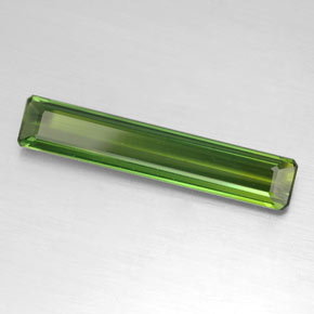 Tourmaline vert naturelle taille émeraude, 2,62 ct, VVS-VS