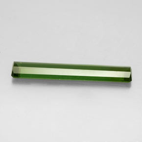 Tourmaline vert naturelle taille émeraude, 2,62 ct, VVS-VS