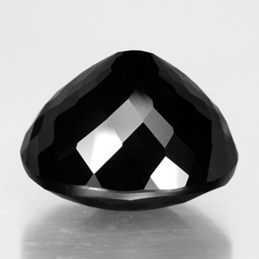 Tourmaline Schorl naturelle Coupe ovale, 30.97 ct, Opaque