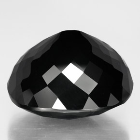 Tourmaline Schorl naturelle Coupe ovale, 36.52 ct, Opaque