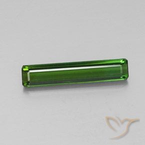 2.13ct Naturel Vert moyen-foncé Tourmaline, Taille émeraude, VVS-VS