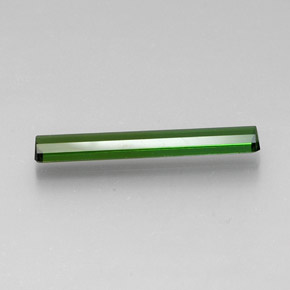 Tourmaline vert moyen-foncé naturelle taille émeraude, 2,56 ct, VVS-VS