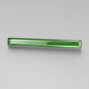 Tourmaline vert moyen naturelle taille émeraude, 2,13 ct, VVS-VS