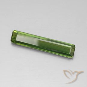 Tourmaline Vert foncé naturelle Octogone / coupe Émeraude, 2.55 ct, VS-SI
