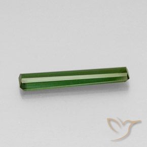 Tourmaline Vert foncé naturelle Octogone / coupe Émeraude, 2.55 ct, VS-SI