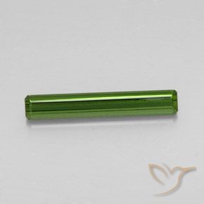 2.77ct Naturel Vert foncé Tourmaline, Taille émeraude, VS