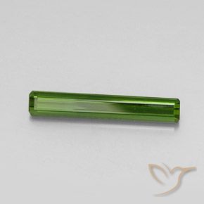 Tourmaline Vert foncé naturelle Octogone / coupe Émeraude, 2.77 ct, VS