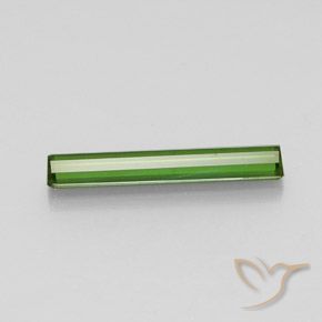 Tourmaline Vert foncé naturelle Octogone / coupe Émeraude, 2.77 ct, VS