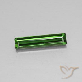 2.39ct Naturel Vert moyen-foncé Tourmaline, Taille émeraude, VS