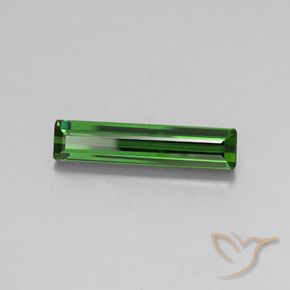 Tourmaline Vert moyen-foncé naturelle Octogone / coupe Émeraude, 2.39 ct, VS