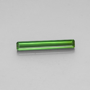 Tourmaline vert foncé naturelle taille émeraude, 2,09 ct, VVS-VS