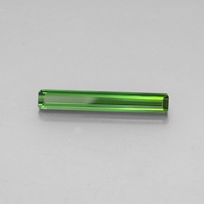 Tourmaline vert foncé naturelle taille émeraude, 2,09 ct, VVS-VS
