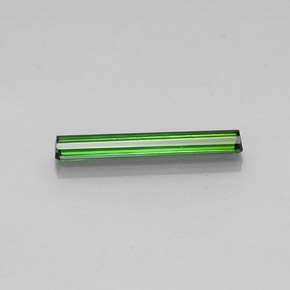 Tourmaline vert foncé naturelle taille émeraude, 2,09 ct, VVS-VS