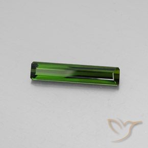 Tourmaline Vert foncé naturelle Octogone / coupe Émeraude, 2.66 ct, VS