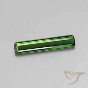 Tourmaline Vert moyen-foncé naturelle Taille émeraude, 2.07 ct, VS