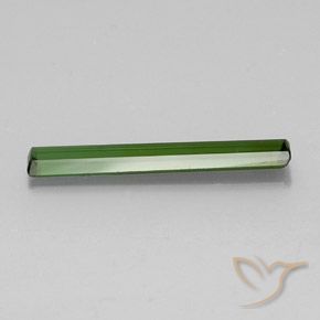 Tourmaline Vert terreux naturelle Octogone / coupe Émeraude, 2.13 ct, VVS-VS