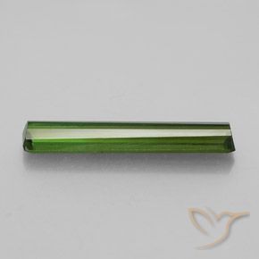 Tourmaline Vert foncé naturelle Octogone / coupe Émeraude, 2.32 ct, VVS-VS