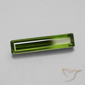 Tourmaline Vert moyen naturelle Octogone / coupe Émeraude, 2.32 ct, VVS-VS