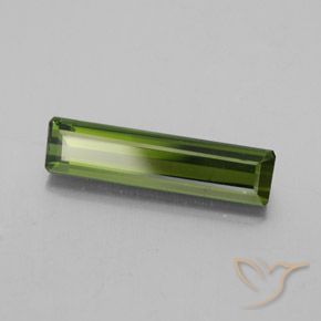 Tourmaline Vert moyen naturelle Octogone / coupe Émeraude, 2.49 ct, VS