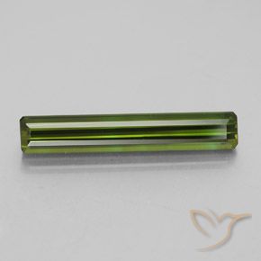 2.33ct Naturel Vert moyen Tourmaline, Taille émeraude, VVS-VS