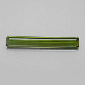 Tourmaline Vert chaud naturelle Taille émeraude, 2.14 ct, VVS