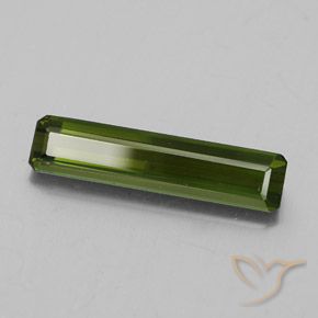 Tourmaline Forêt verte naturelle Octogone / coupe Émeraude, 2.11 ct, VVS