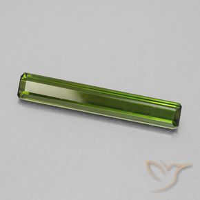 Tourmaline Vert algues marines naturelle Octogone / coupe Émeraude, 2.28 ct, VVS