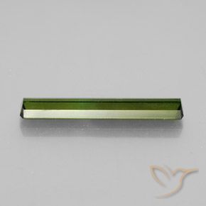 Tourmaline Vert algues marines naturelle Octogone / coupe Émeraude, 2.03 ct, VVS-VS