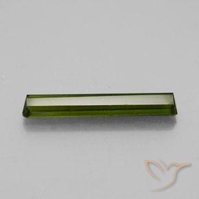 Tourmaline Vert algues marines naturelle Octogone / coupe Émeraude, 2.05 ct, VVS-VS