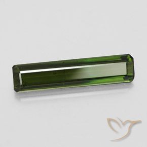 Tourmaline Vert foncé naturelle Octogone / coupe Émeraude, 2.55 ct, SI