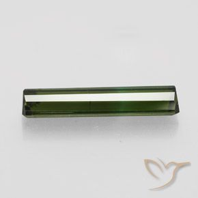 Tourmaline Vert foncé naturelle Octogone / coupe Émeraude, 2.55 ct, SI