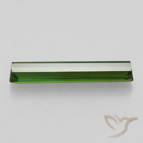 Tourmaline Vert foncé naturelle Octogone / coupe Émeraude, 2.36 ct, VVS-VS