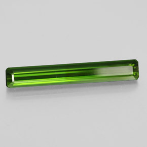Tourmaline vert naturelle taille émeraude, 2,46 ct, VS