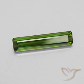 Tourmaline Vert foncé naturelle Octogone / coupe Émeraude, 2.09 ct, VS