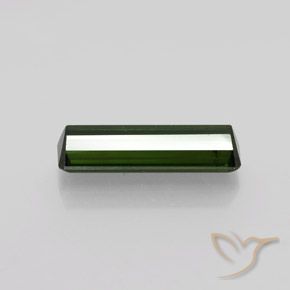 Tourmaline Vert terreux naturelle Taille émeraude, 2.04 ct, VS-SI