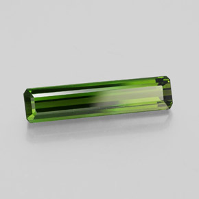 Tourmaline Vert moyen-foncé naturelle Taille émeraude, 2.22 ct, VVS-VS