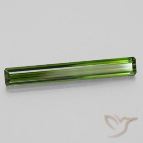 Tourmaline Vert terreux naturelle Octogone / coupe Émeraude, 2.49 ct, VVS-VS