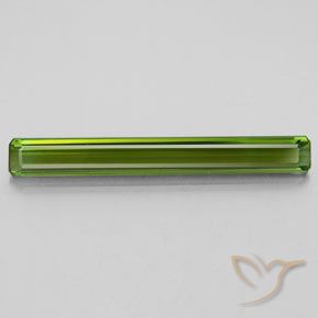 2.27ct Naturel Vert foncé Tourmaline, Taille émeraude, VVS