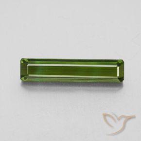 2.44ct Naturel Vert foncé Tourmaline, Taille émeraude, VVS