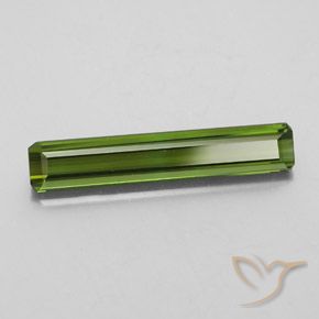 Tourmaline Vert algues marines naturelle Octogone / coupe Émeraude, 2.47 ct, VVS