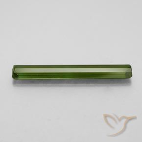 Tourmaline Vert foncé naturelle Octogone / coupe Émeraude, 2.14 ct, VVS