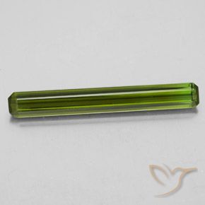 2.28ct Naturel Vert moyen Tourmaline, Taille émeraude, VVS