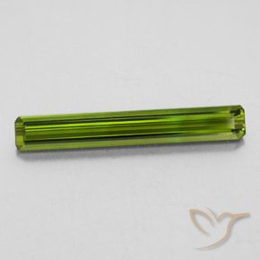 2.45ct Naturel Vert moyen Tourmaline, Taille émeraude, VVS