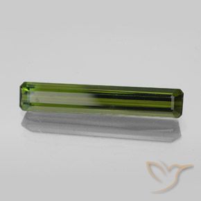 Tourmaline Forêt verte naturelle Octogone / coupe Émeraude, 2.36 ct, VVS-VS