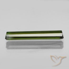 Tourmaline Forêt verte naturelle Octogone / coupe Émeraude, 2.36 ct, VVS-VS
