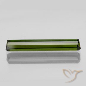 Tourmaline Forêt verte naturelle Octogone / coupe Émeraude, 2.70 ct, VVS-VS